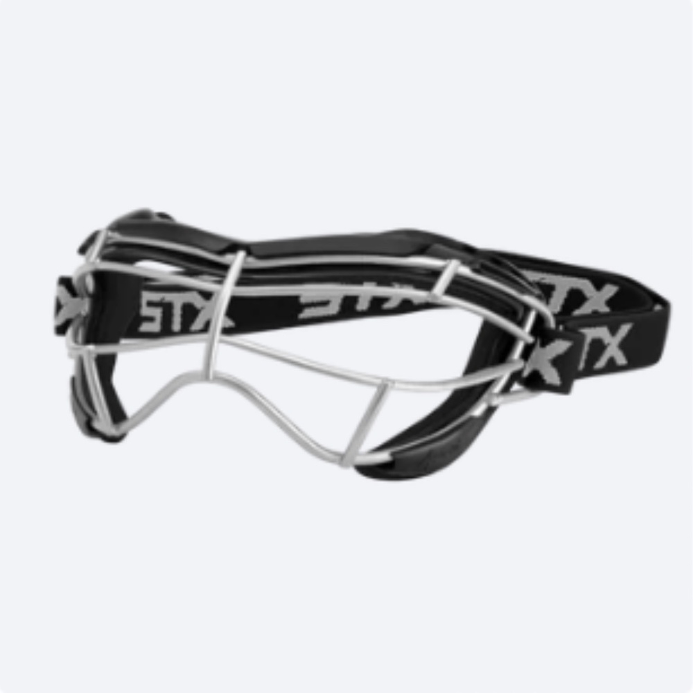 STX SEI Focus S Women’s Lacrosse Goggles – Black/Graphite